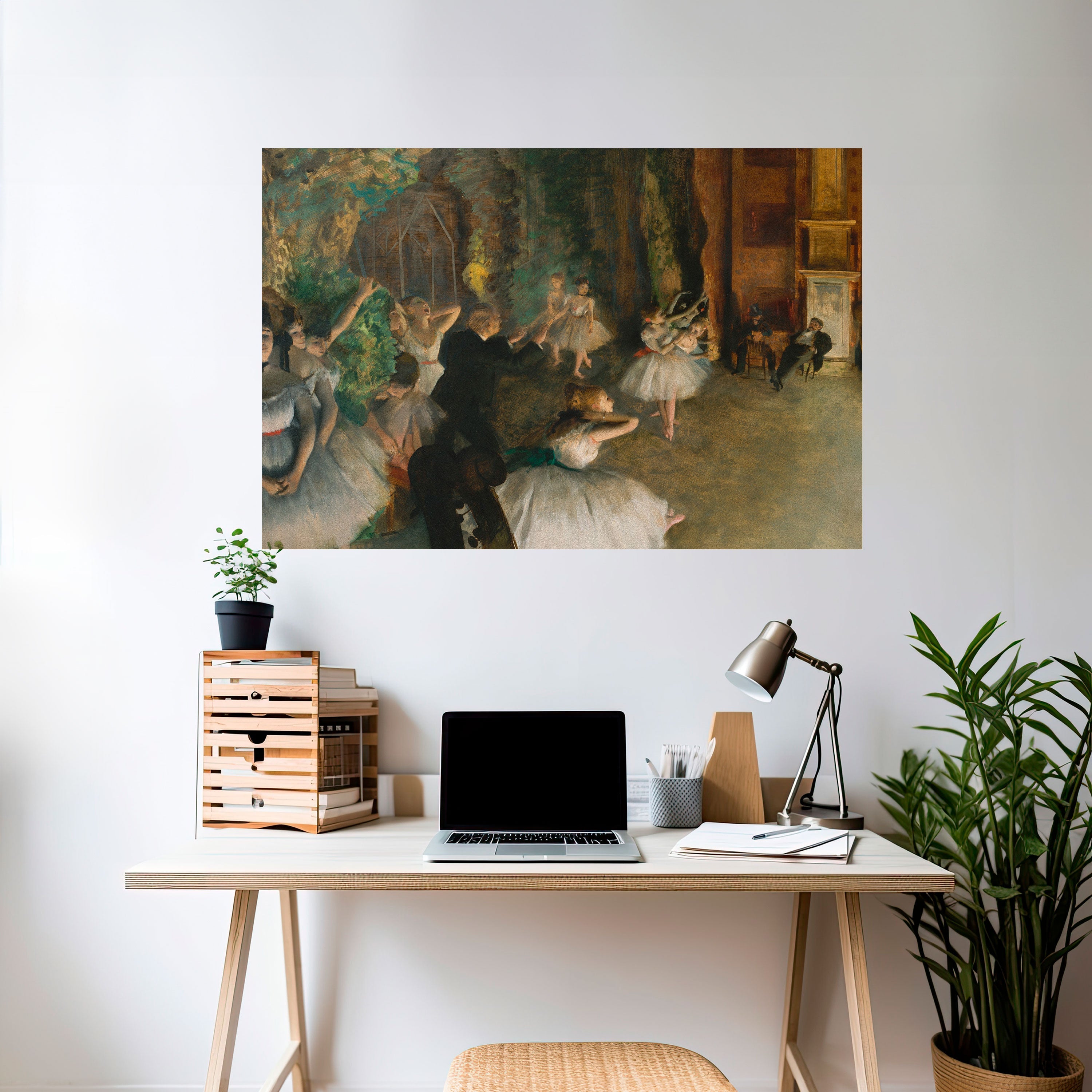 Affiche horizontale autocollante « RÉPÉTITION DE BALLET MYSTIQUE »