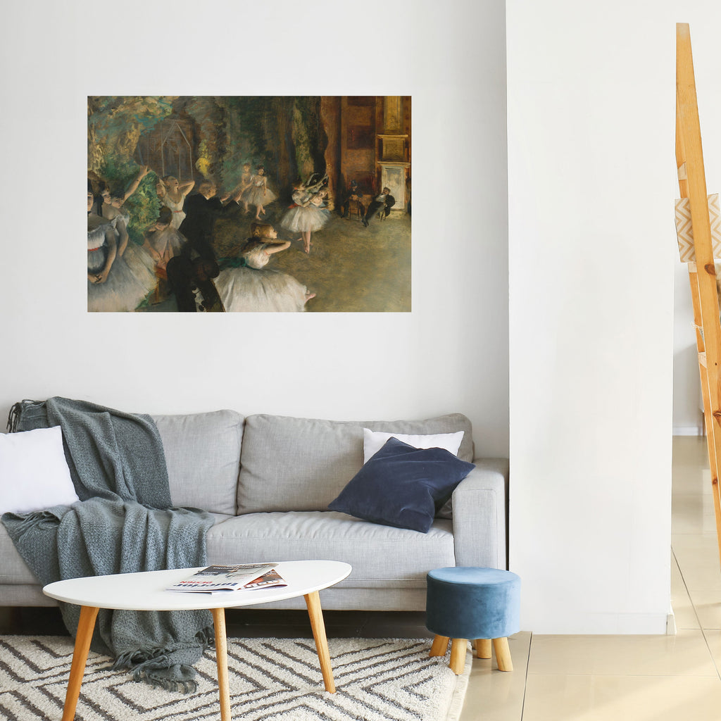 Affiche horizontale autocollante « RÉPÉTITION DE BALLET MYSTIQUE »