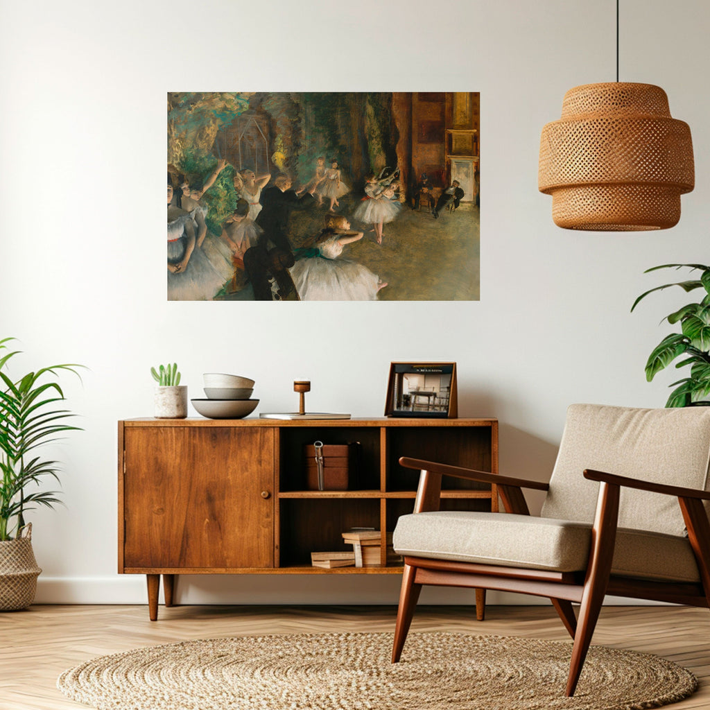 Affiche horizontale autocollante « RÉPÉTITION DE BALLET MYSTIQUE »