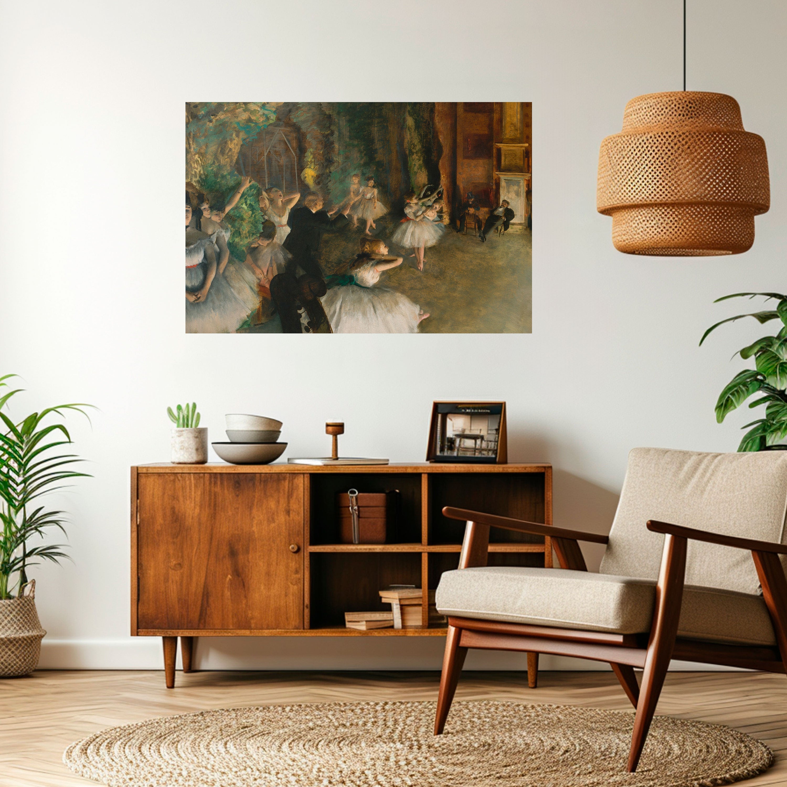 Affiche horizontale autocollante « RÉPÉTITION DE BALLET MYSTIQUE »