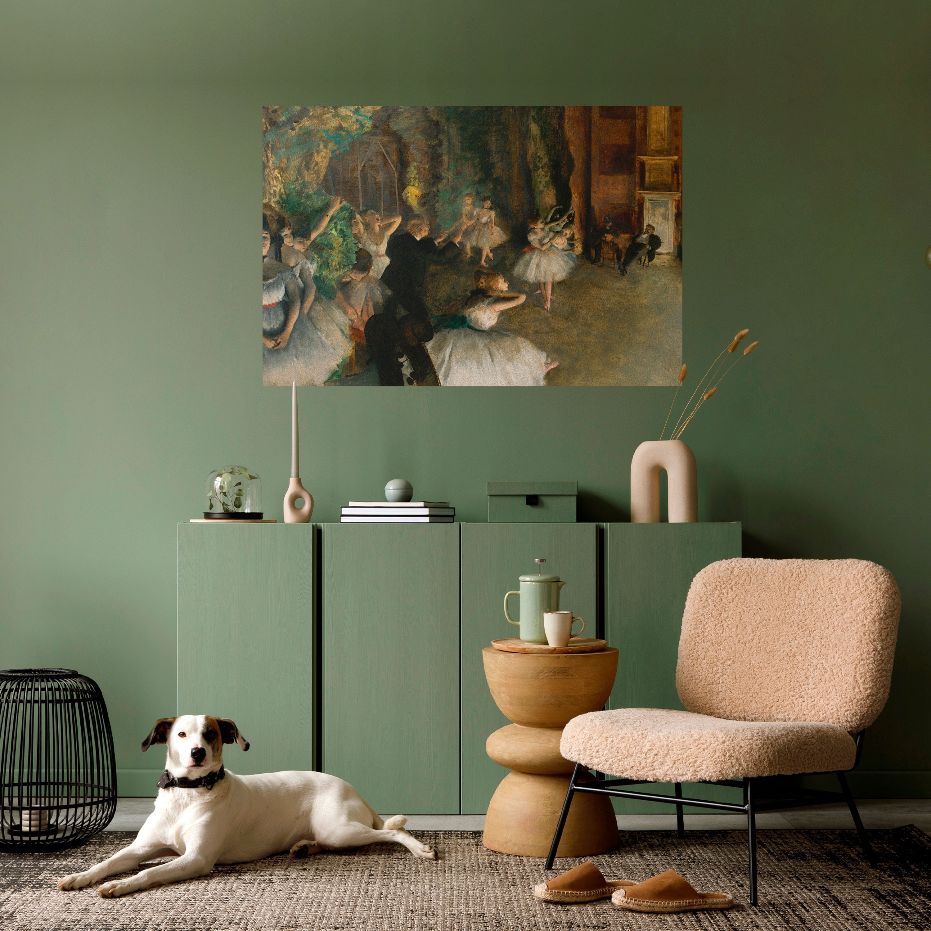 Affiche horizontale autocollante « RÉPÉTITION DE BALLET MYSTIQUE »