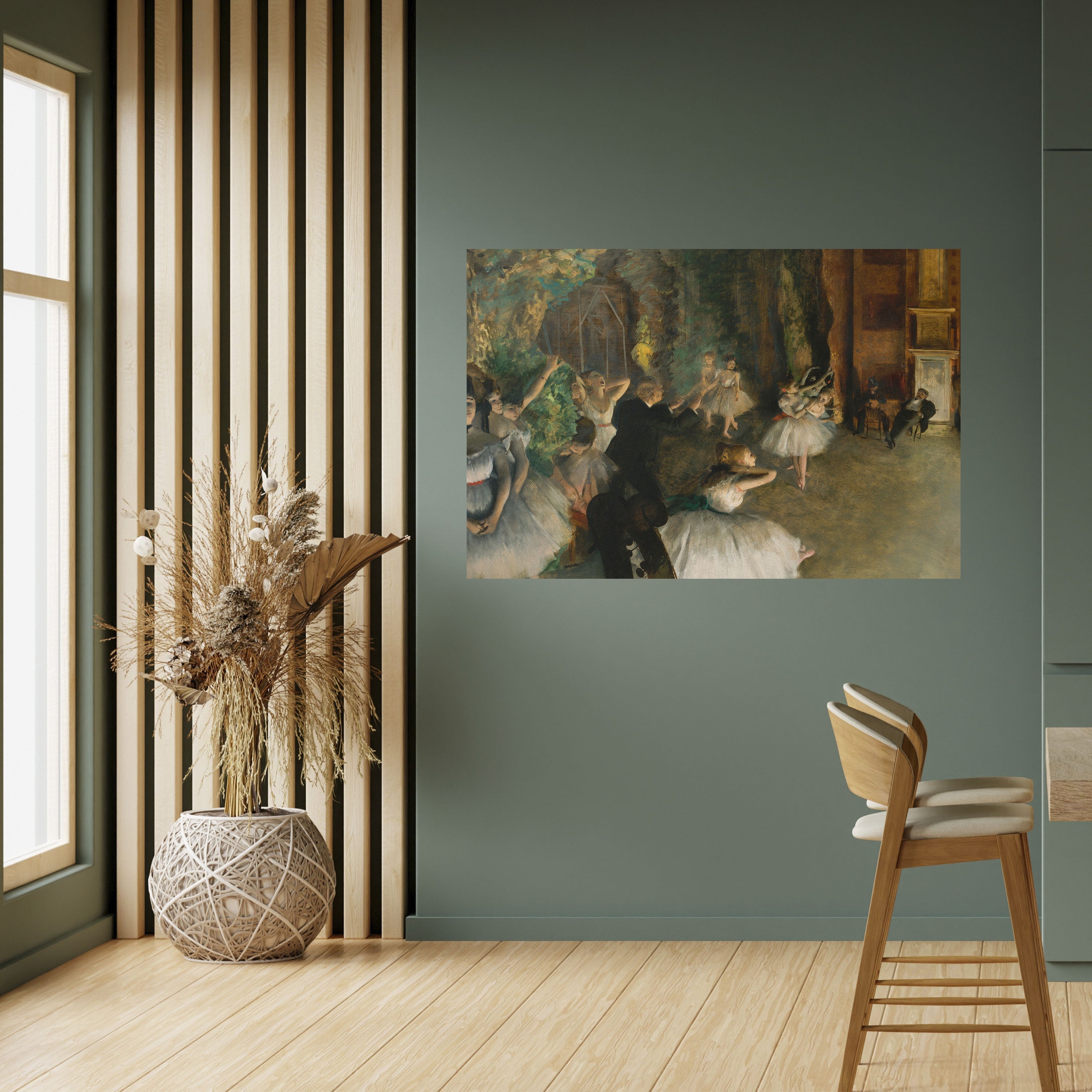 Affiche horizontale autocollante « RÉPÉTITION DE BALLET MYSTIQUE »