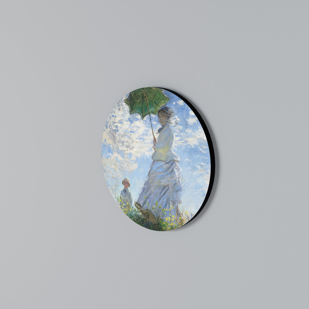 WHISPERS OF SPRING Round Wall Art