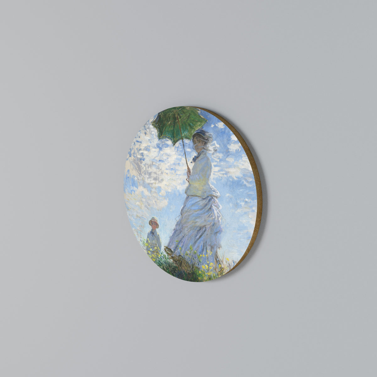 WHISPERS OF SPRING Round Wall Art