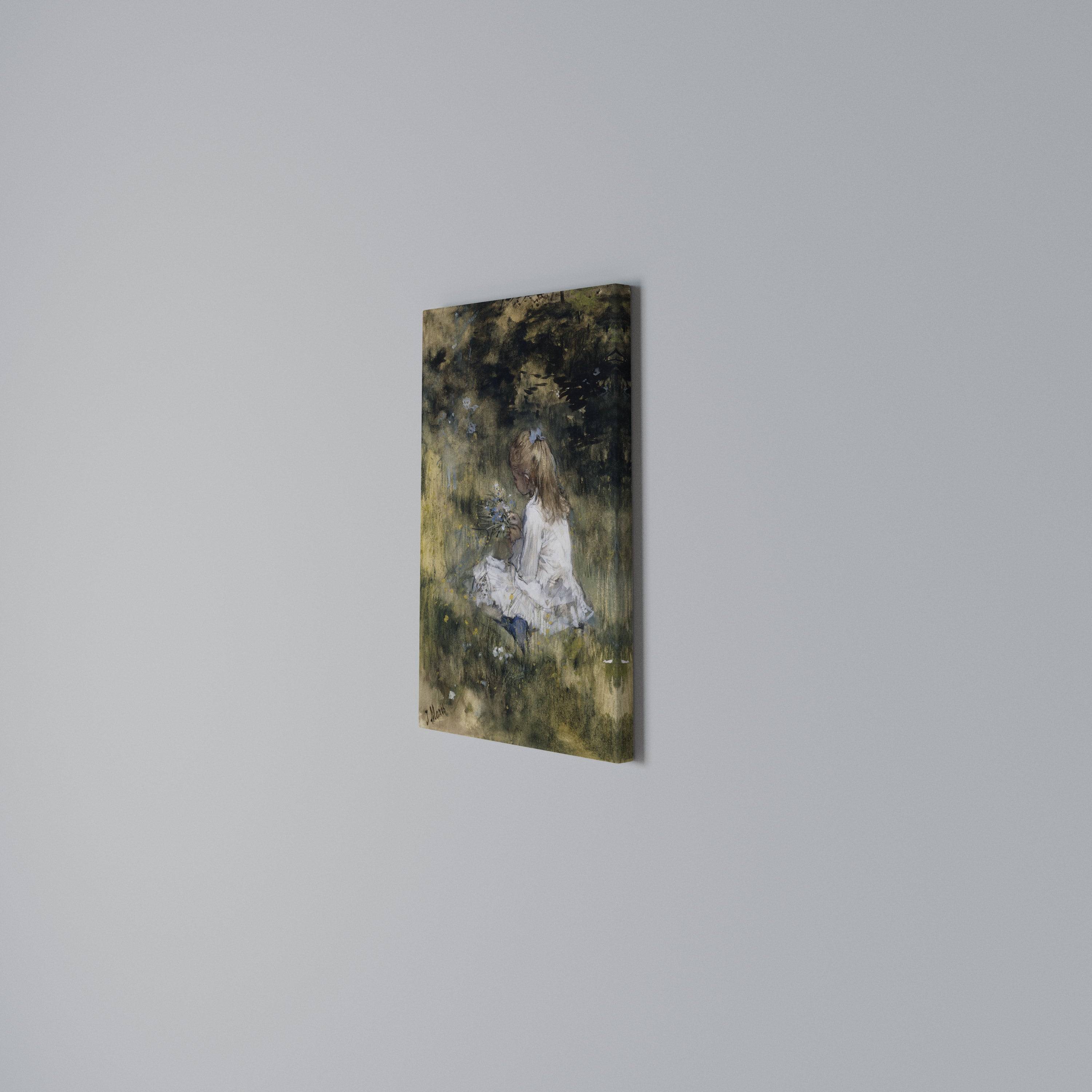GATHERING SERENITY Vertical Canvas Print