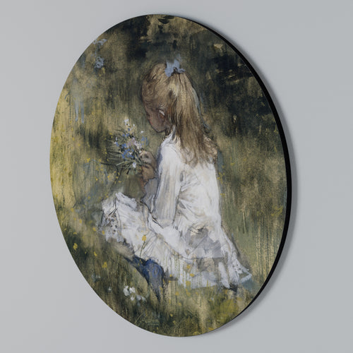 GATHERING SERENITY Round Wall Art