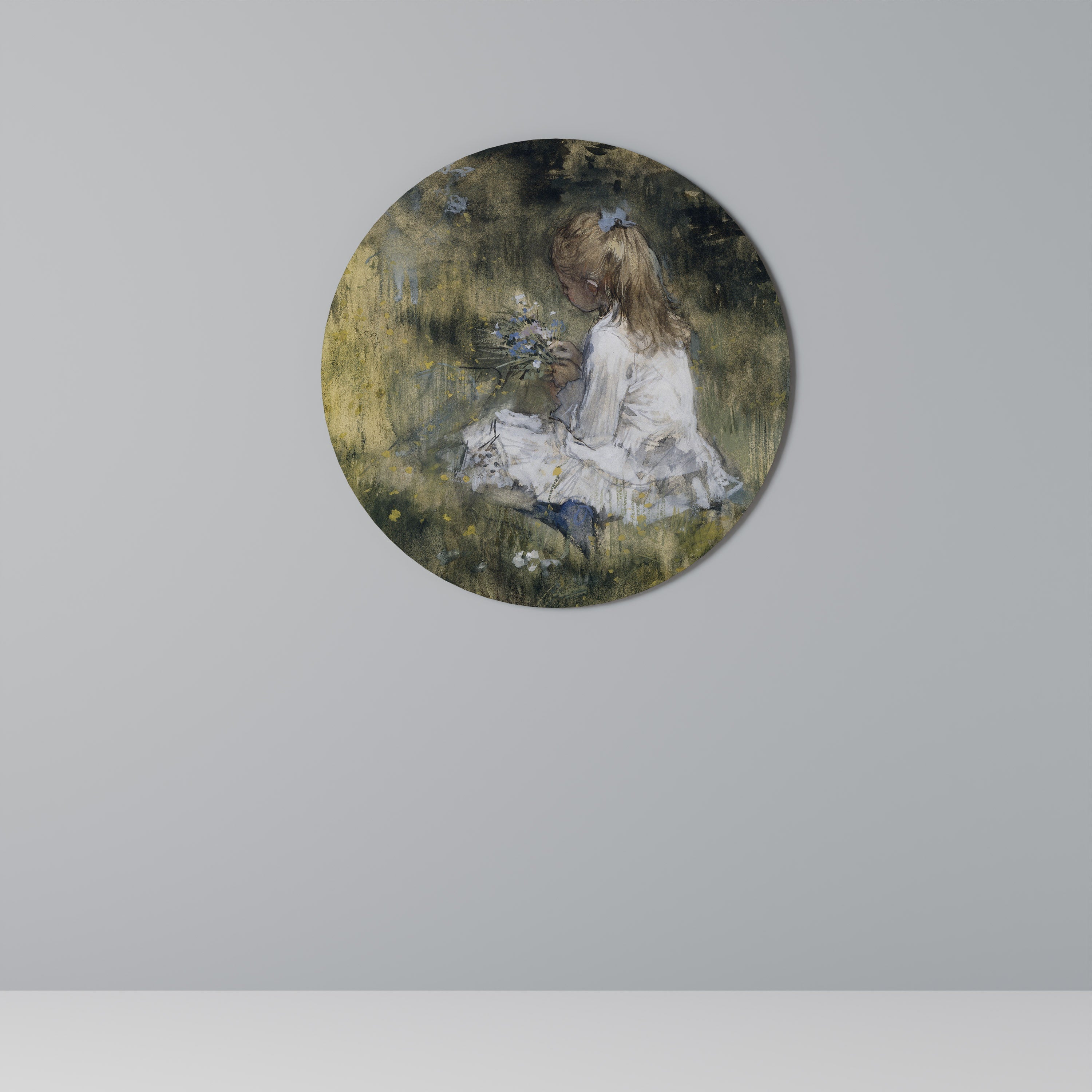 Décoration murale ronde GATHERING SERENITY