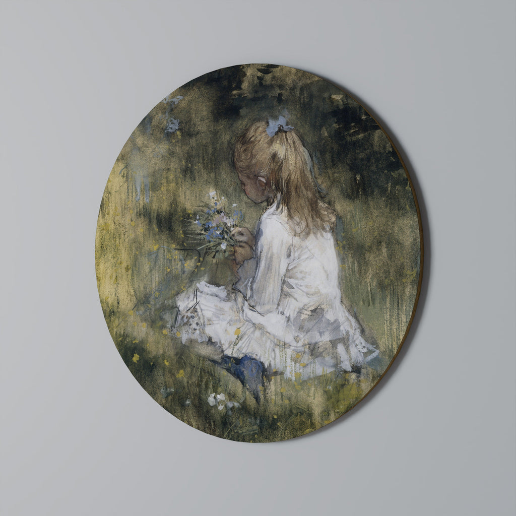 Décoration murale ronde GATHERING SERENITY