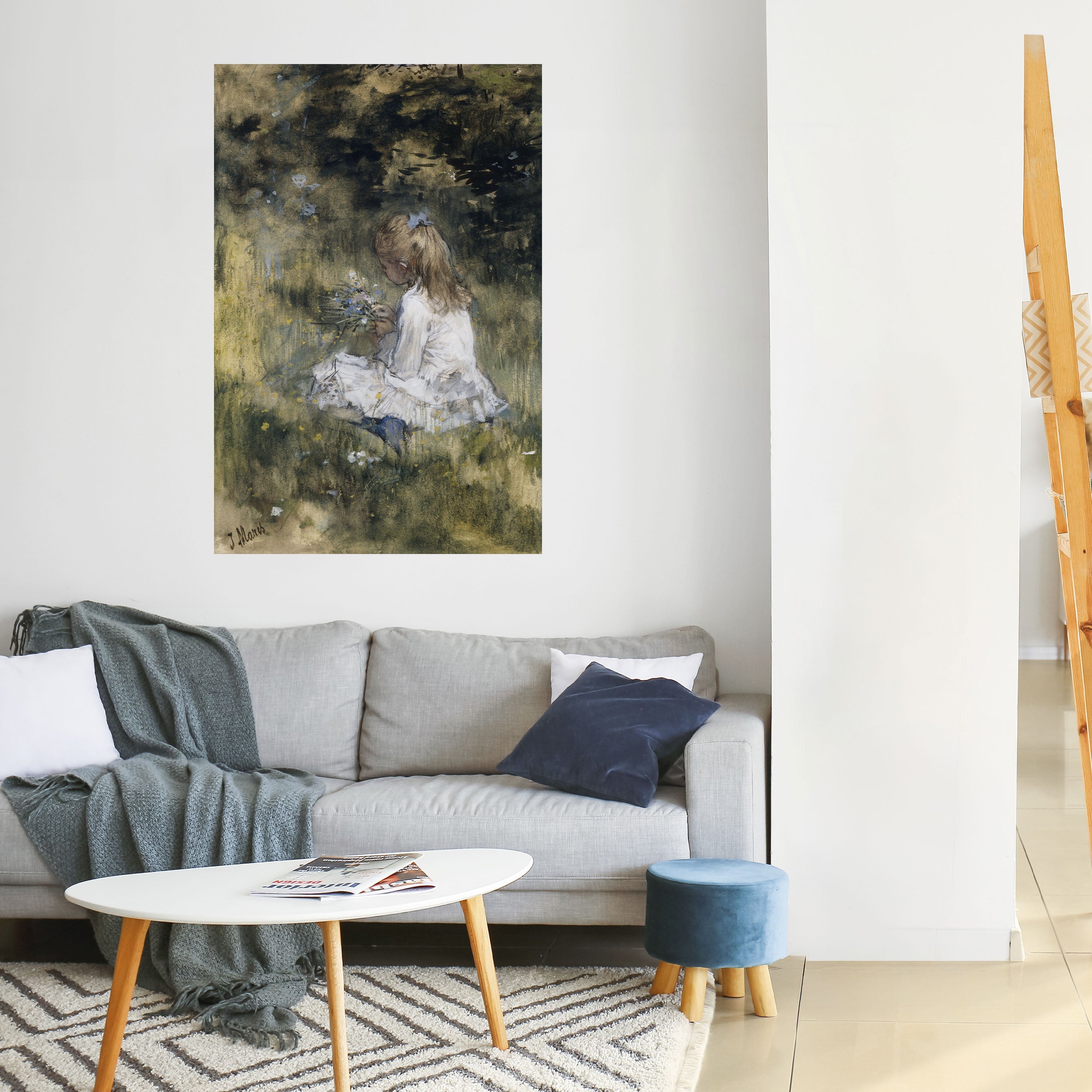 Affiche verticale autocollante GATHERING SERENITY