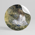 GATHERING SERENITY Peel and Stick Round Sticker
