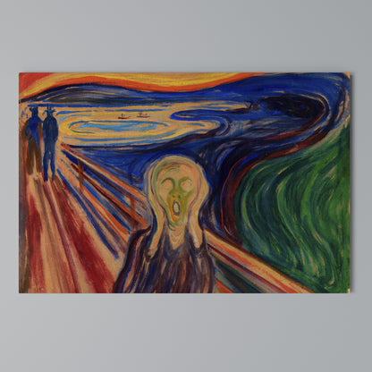 THE SCREAM Horizontal Canvas Print
