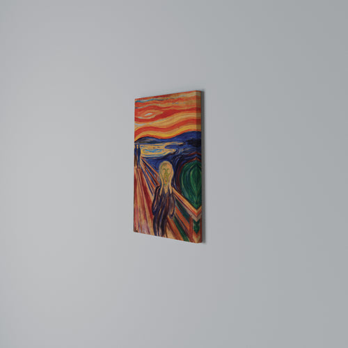 THE SCREAM Vertical Canvas Print