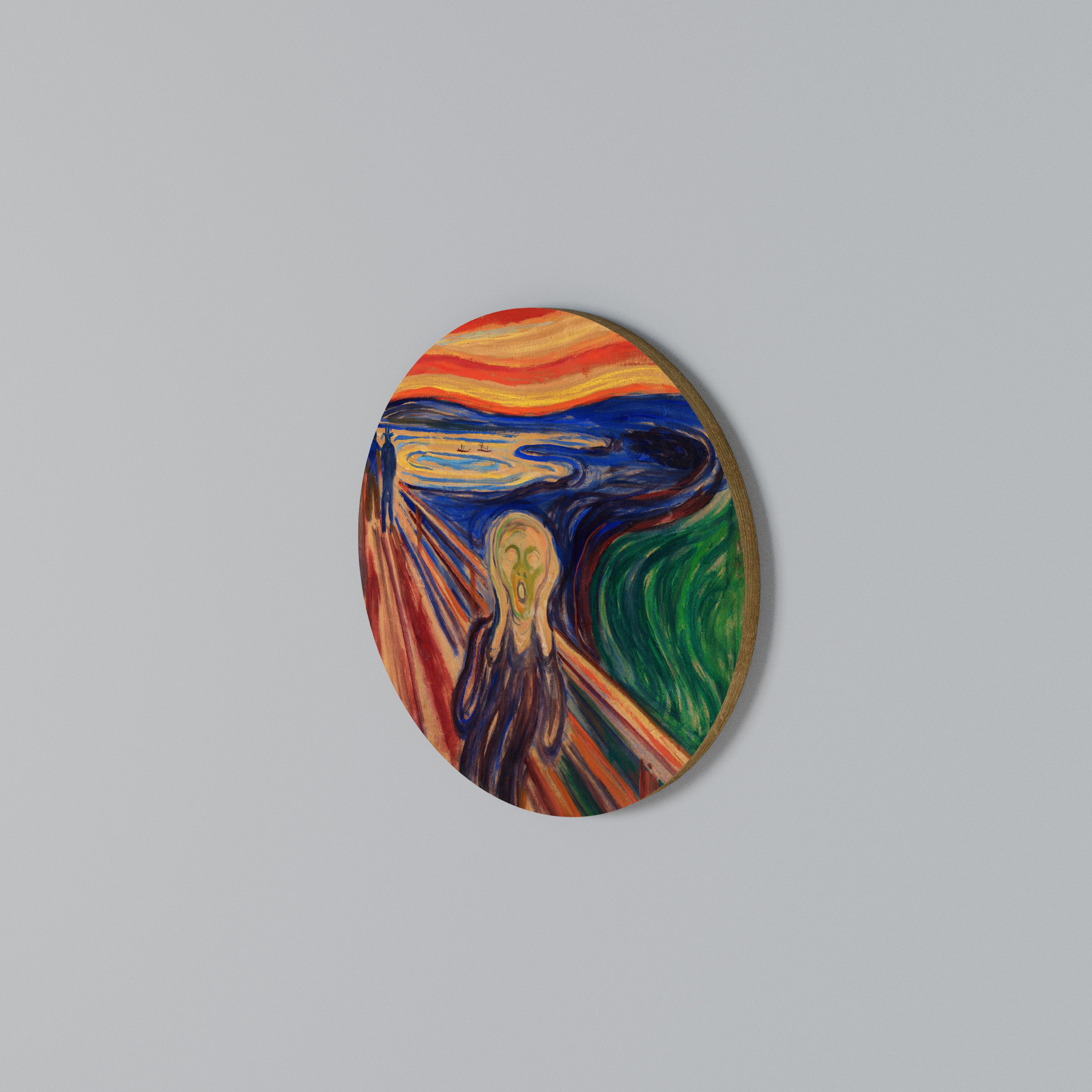 THE SCREAM Round Wall Art