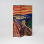 THE SCREAM 3-Panel Room Divider
