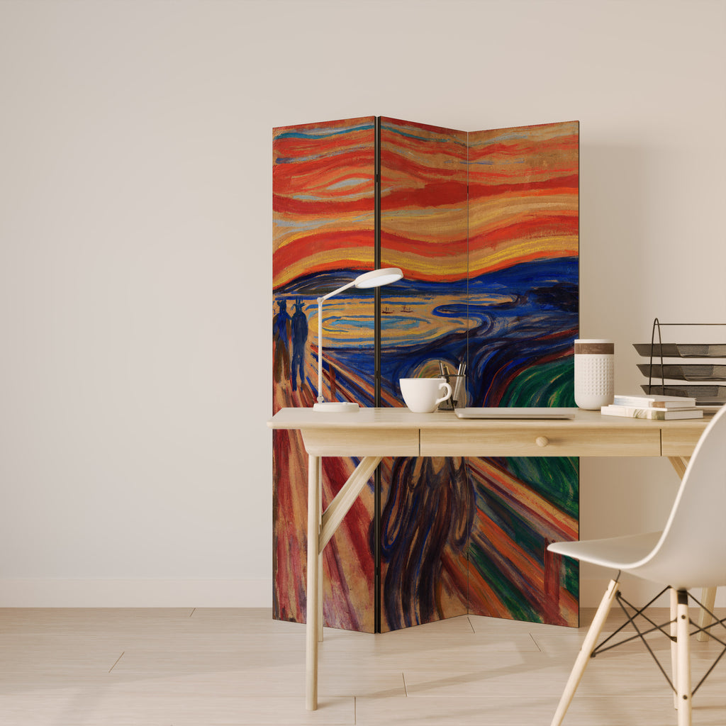 THE SCREAM 3-Panel Room Divider
