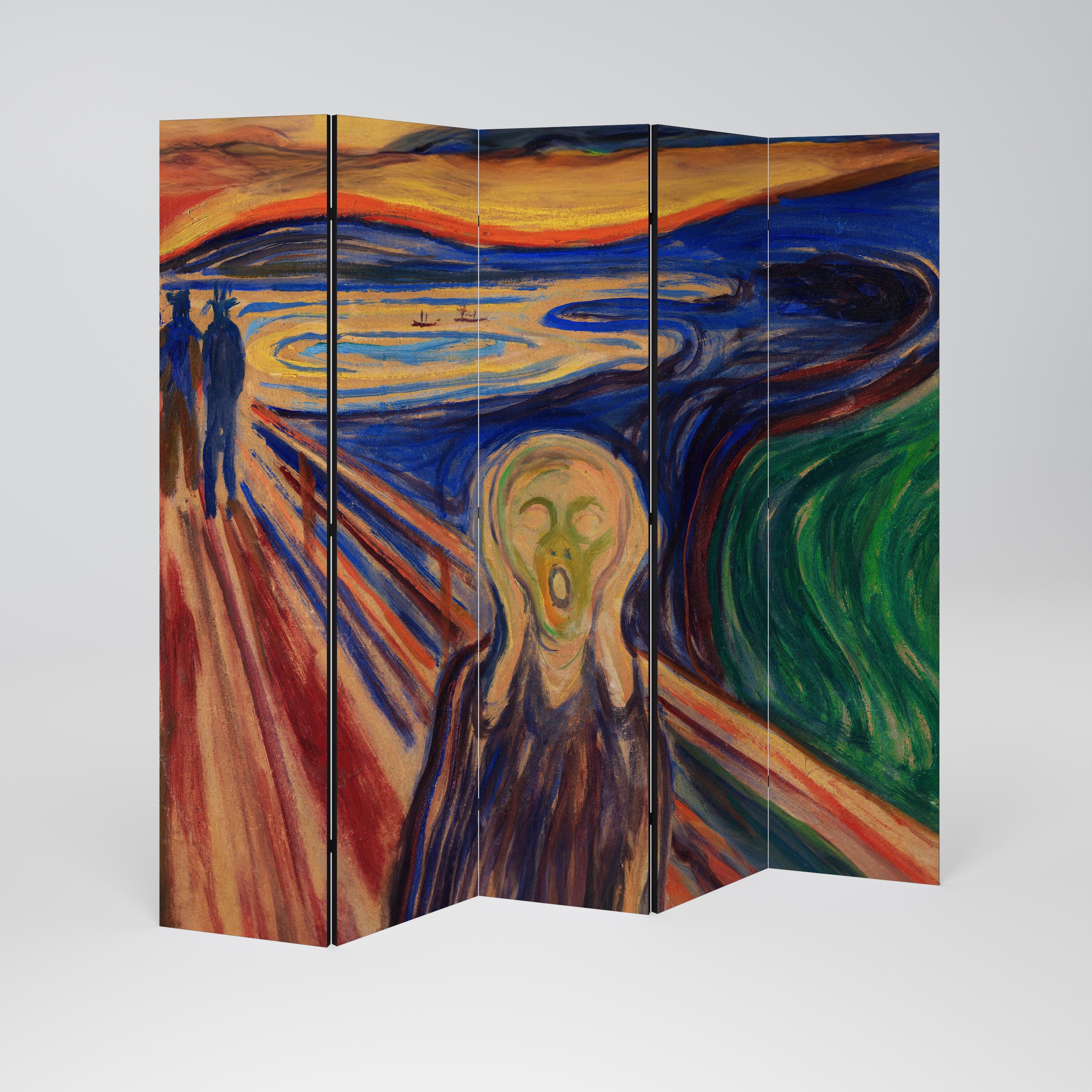 THE SCREAM 5-Panel Room Divider