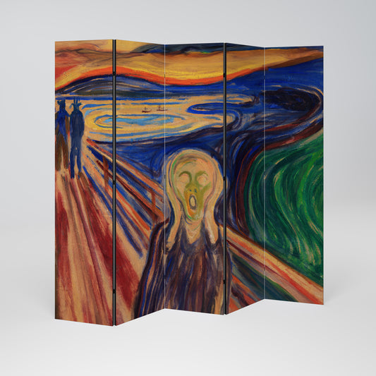 THE SCREAM 5-Panel Room Divider