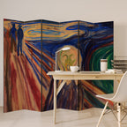 THE SCREAM 6-Panel Room Divider