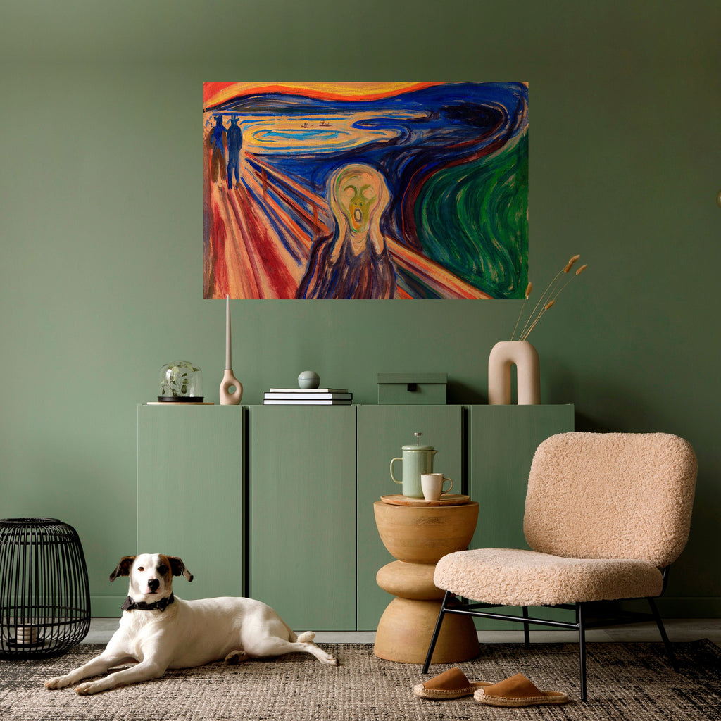 Affiche horizontale autocollante THE SCREAM