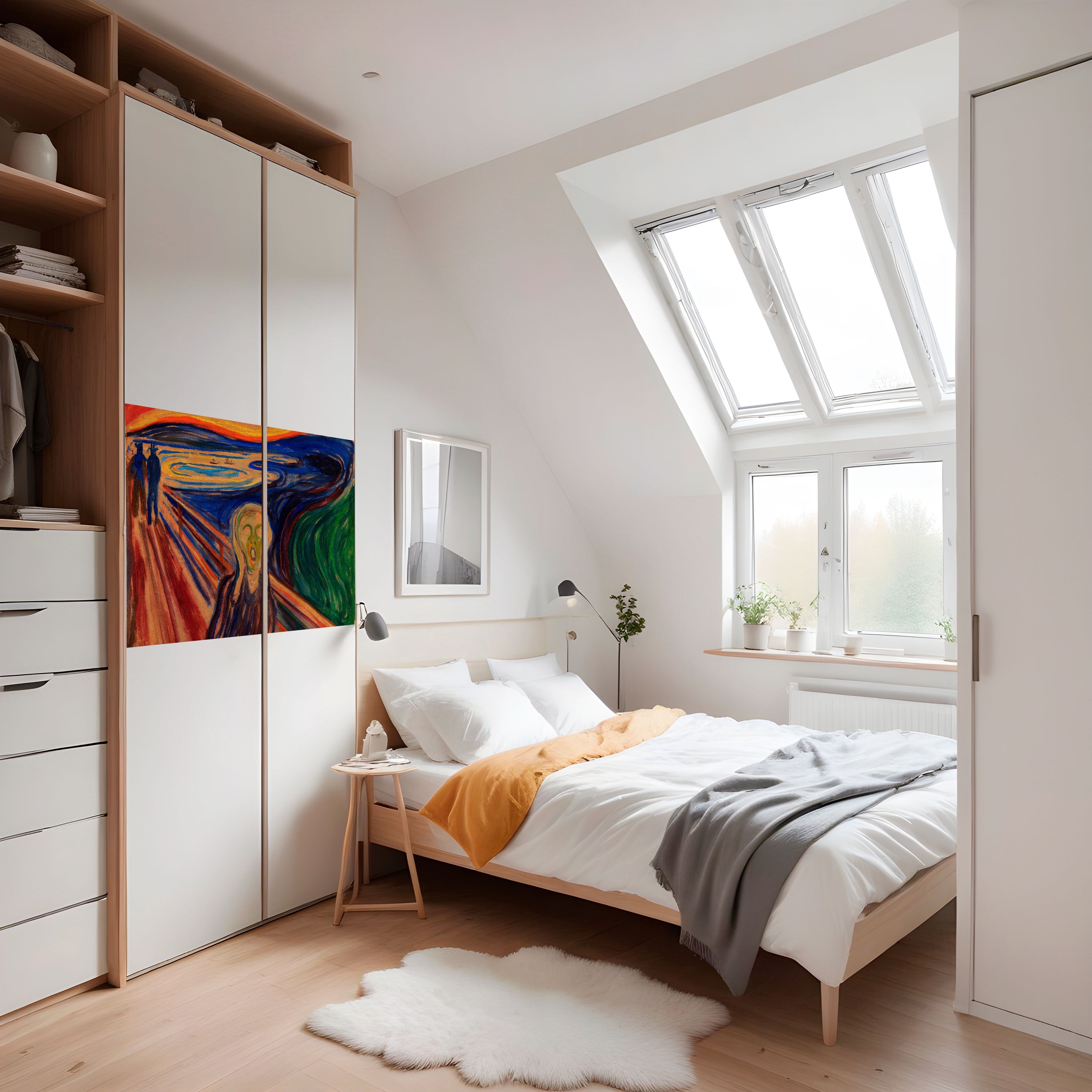 Affiche horizontale autocollante THE SCREAM