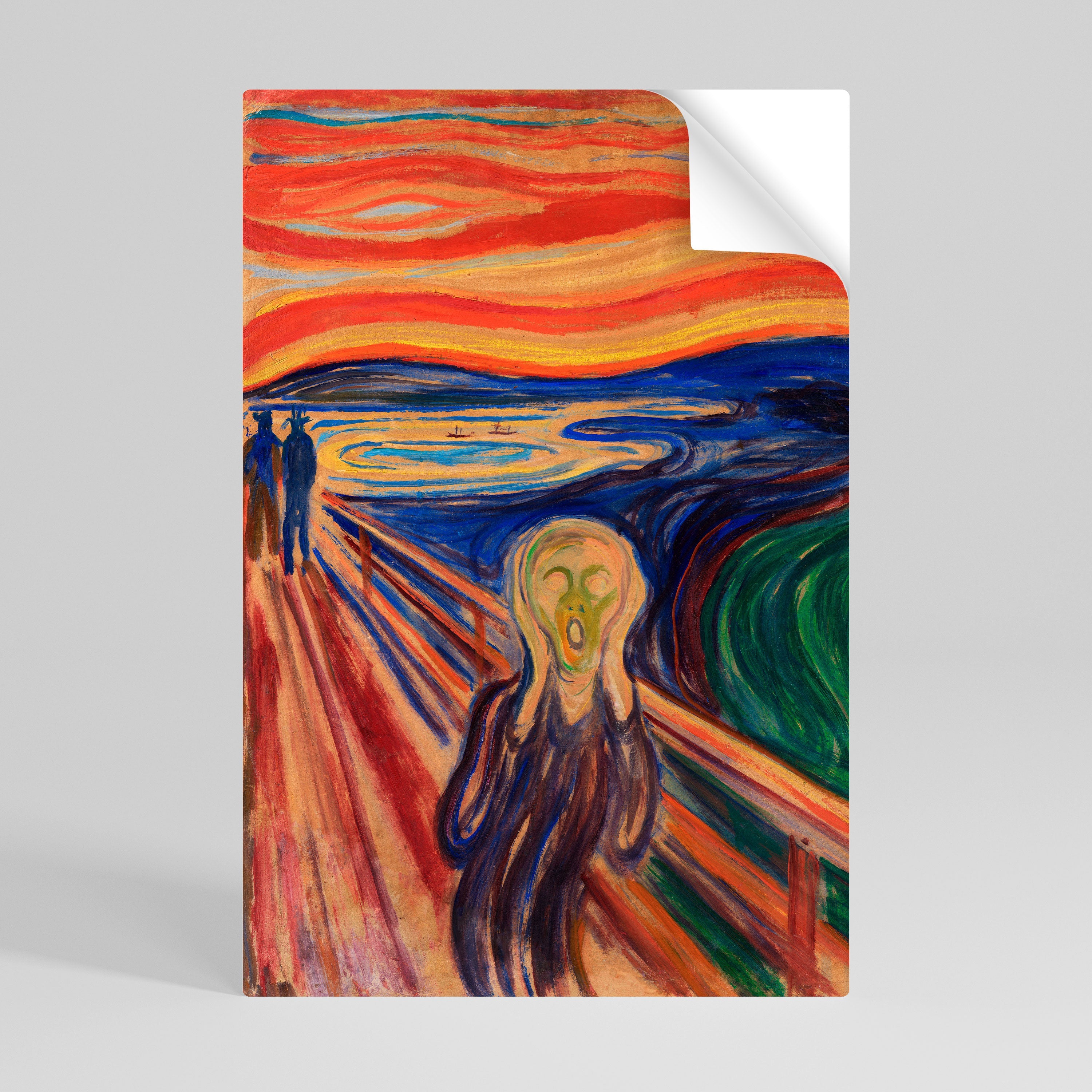 Affiche verticale autocollante THE SCREAM