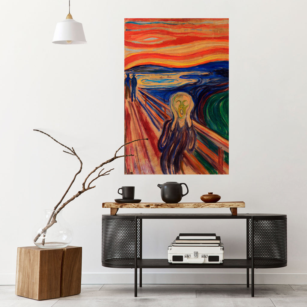 Affiche verticale autocollante THE SCREAM