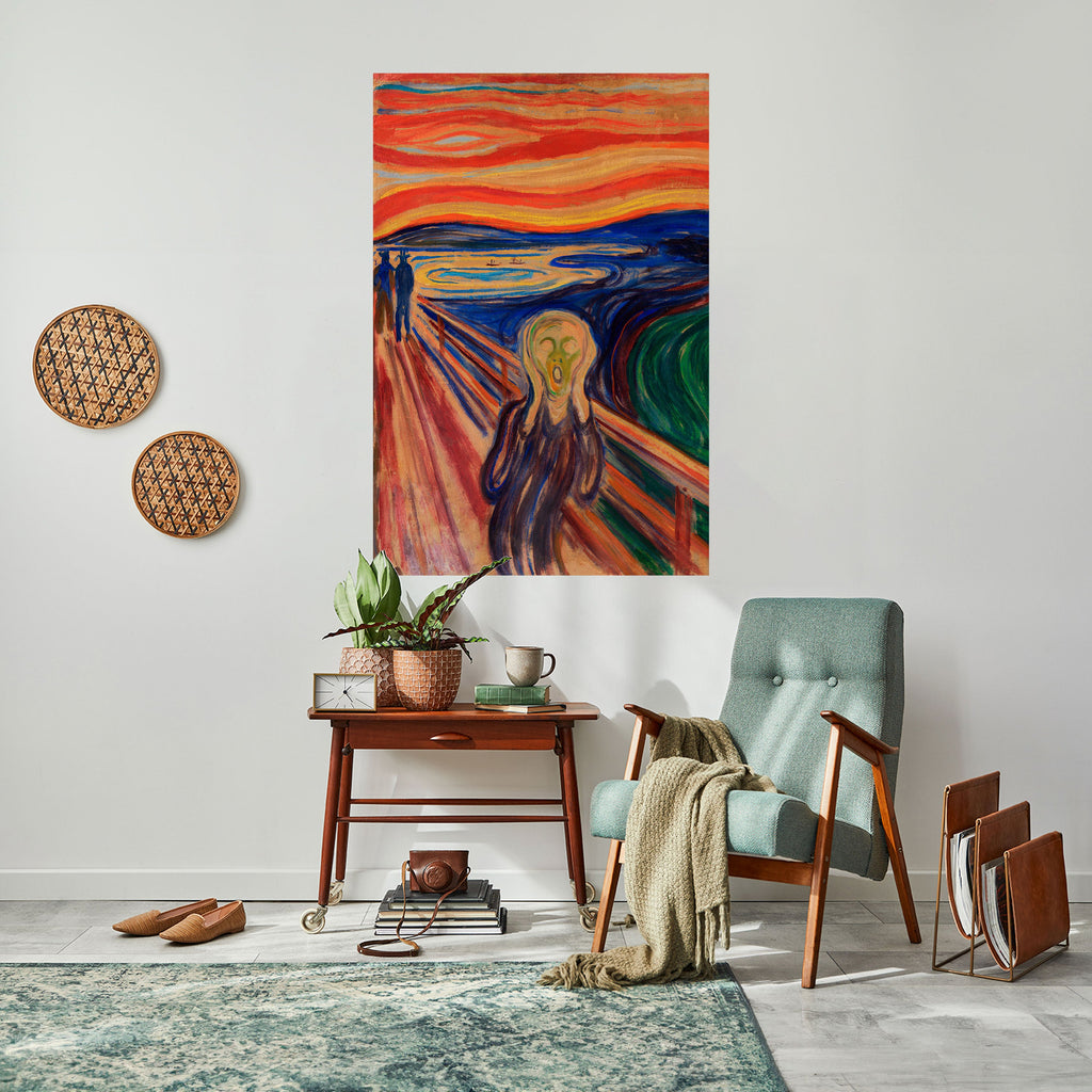 Affiche verticale autocollante THE SCREAM