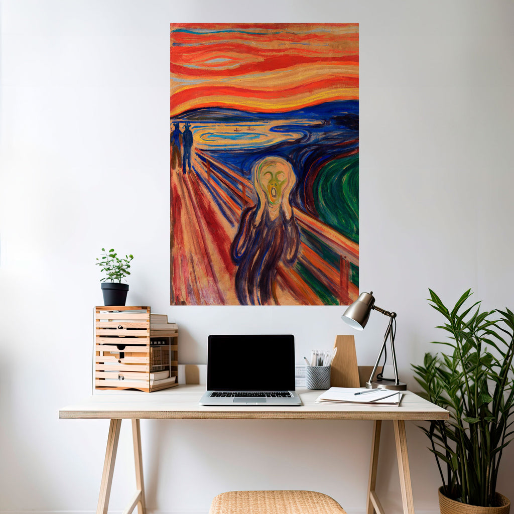 Affiche verticale autocollante THE SCREAM