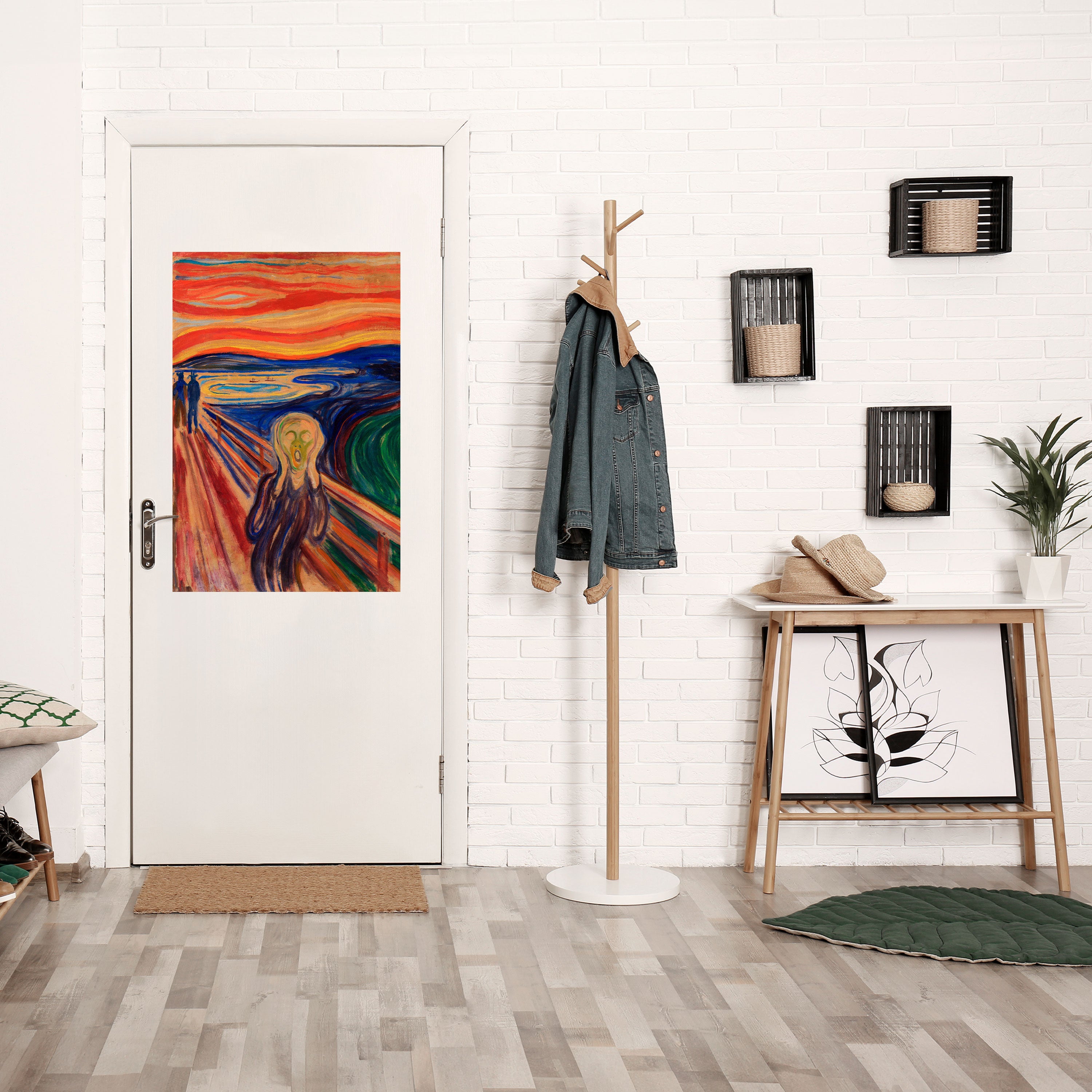 Affiche verticale autocollante THE SCREAM