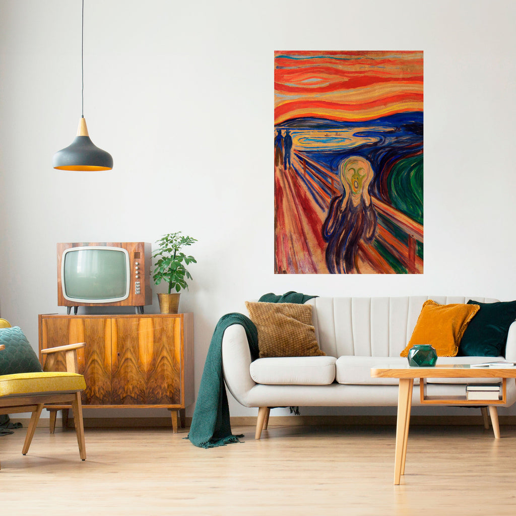 Affiche verticale autocollante THE SCREAM