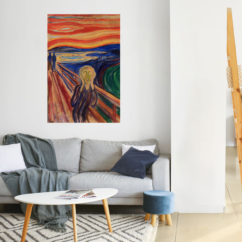 Affiche verticale autocollante THE SCREAM