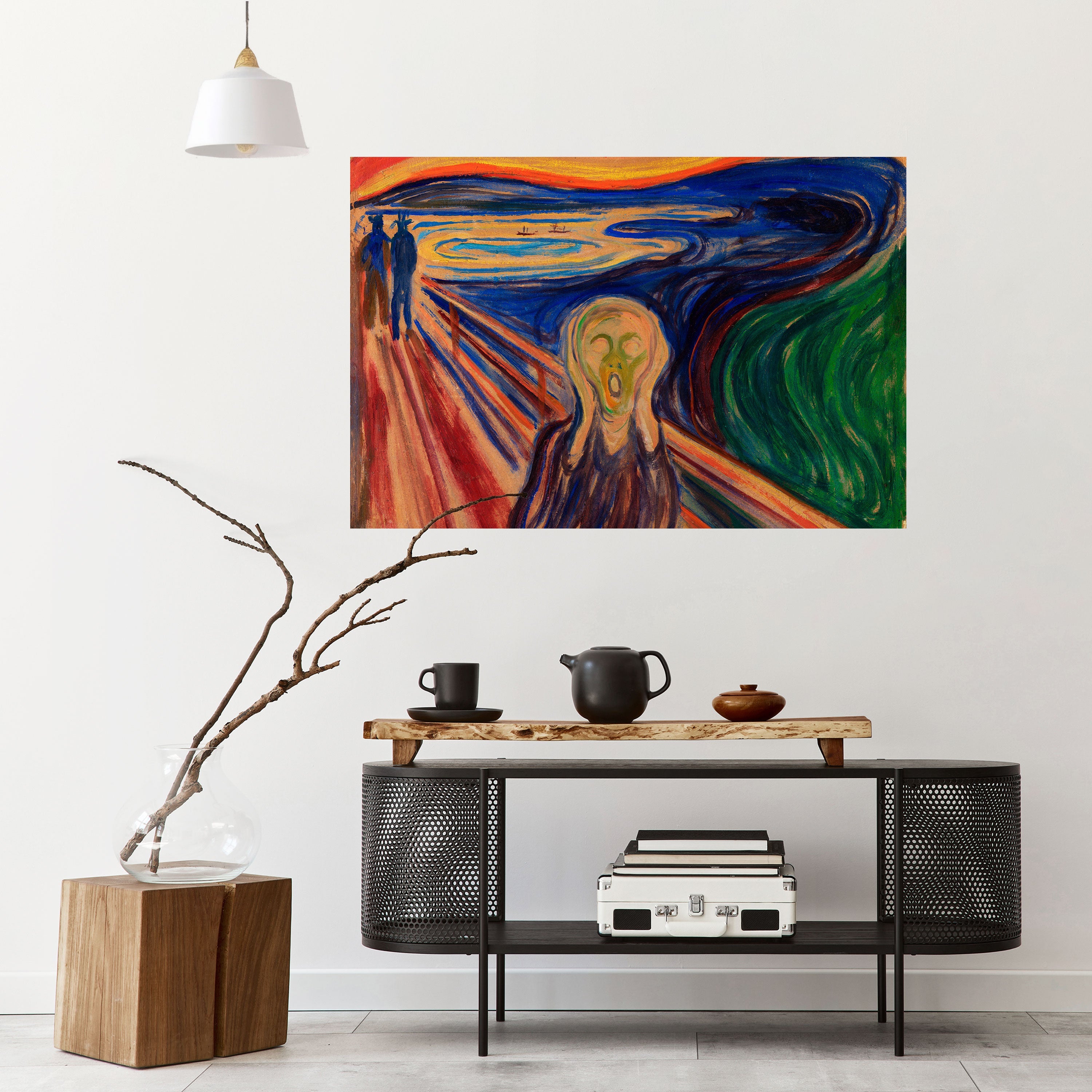 Affiche horizontale autocollante THE SCREAM