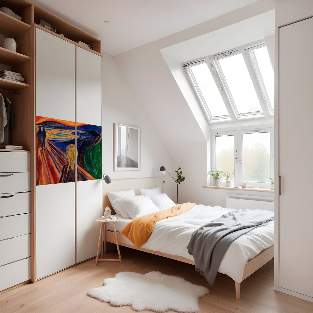 Affiche horizontale autocollante THE SCREAM