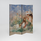 GIRLS IN THE GRASS 4-Panel Room Divider