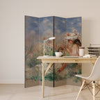 GIRLS IN THE GRASS 4-Panel Room Divider