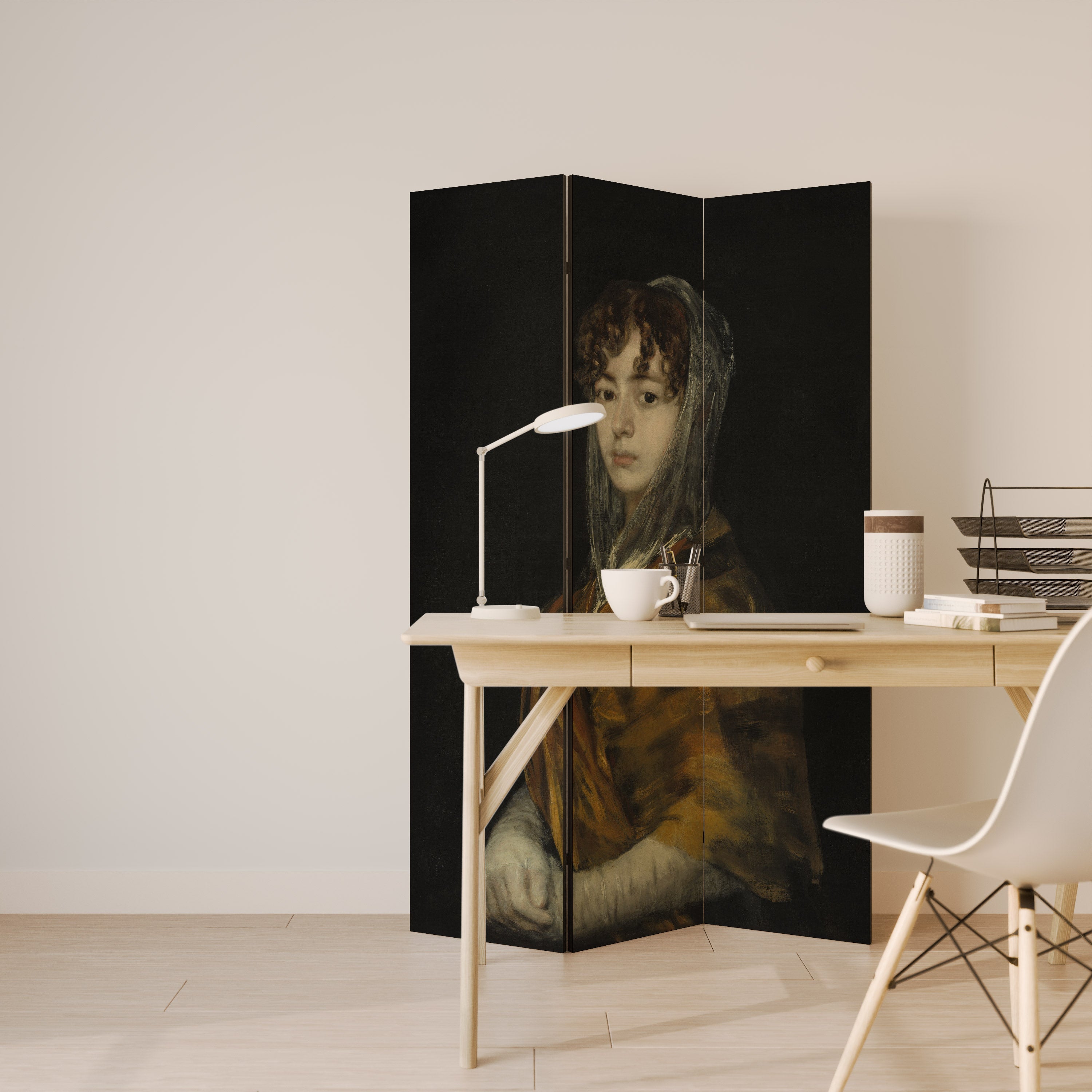 Cloison décorative à 3 panneaux WHISPERS OF HISTORY