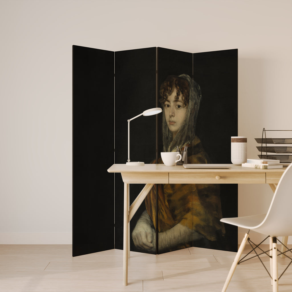 WHISPERS OF HISTORY 4-Panel Room Divider