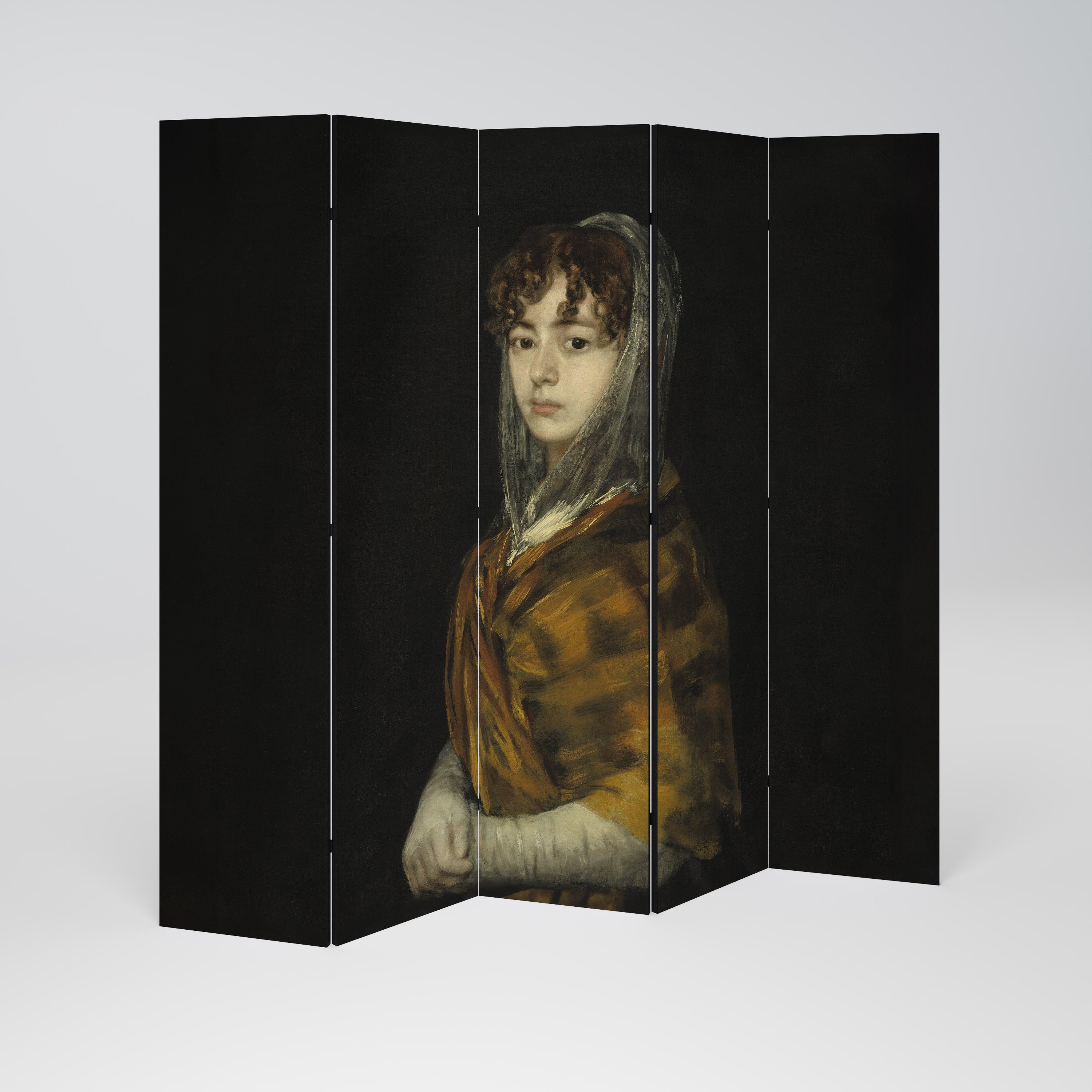 WHISPERS OF HISTORY 5-Panel Room Divider