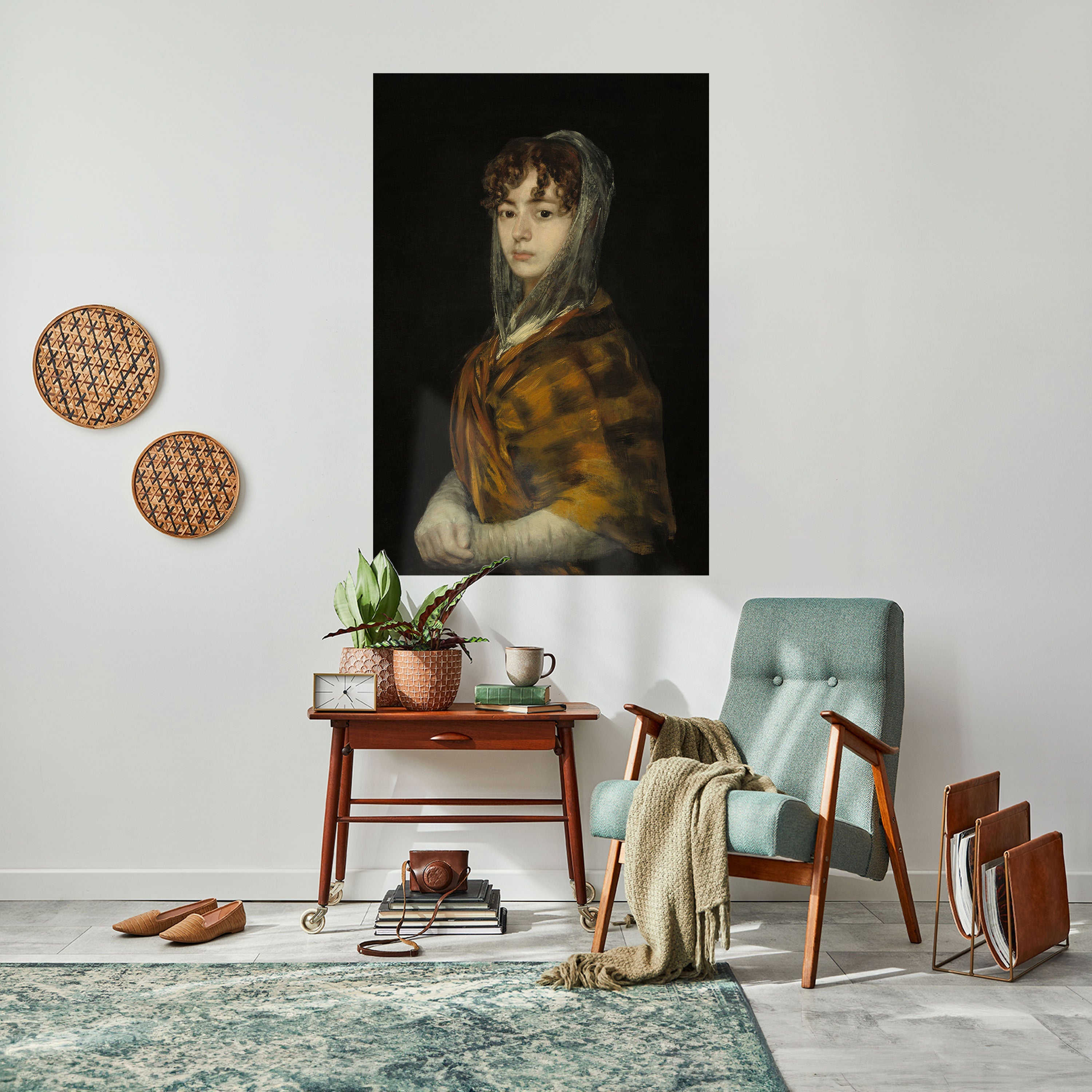 Affiche verticale autocollante « WHISPERS OF HISTORY »