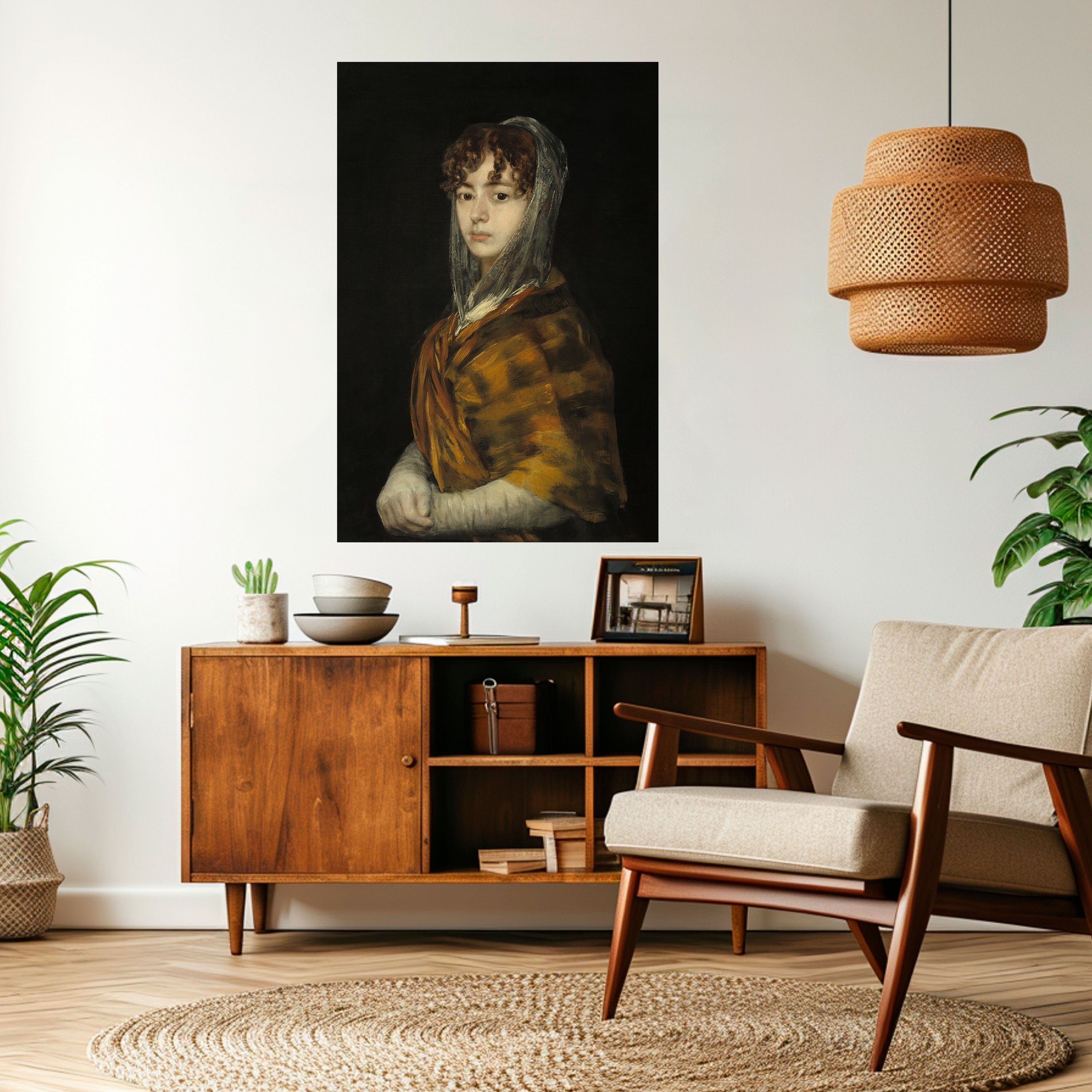 Affiche verticale autocollante « WHISPERS OF HISTORY »