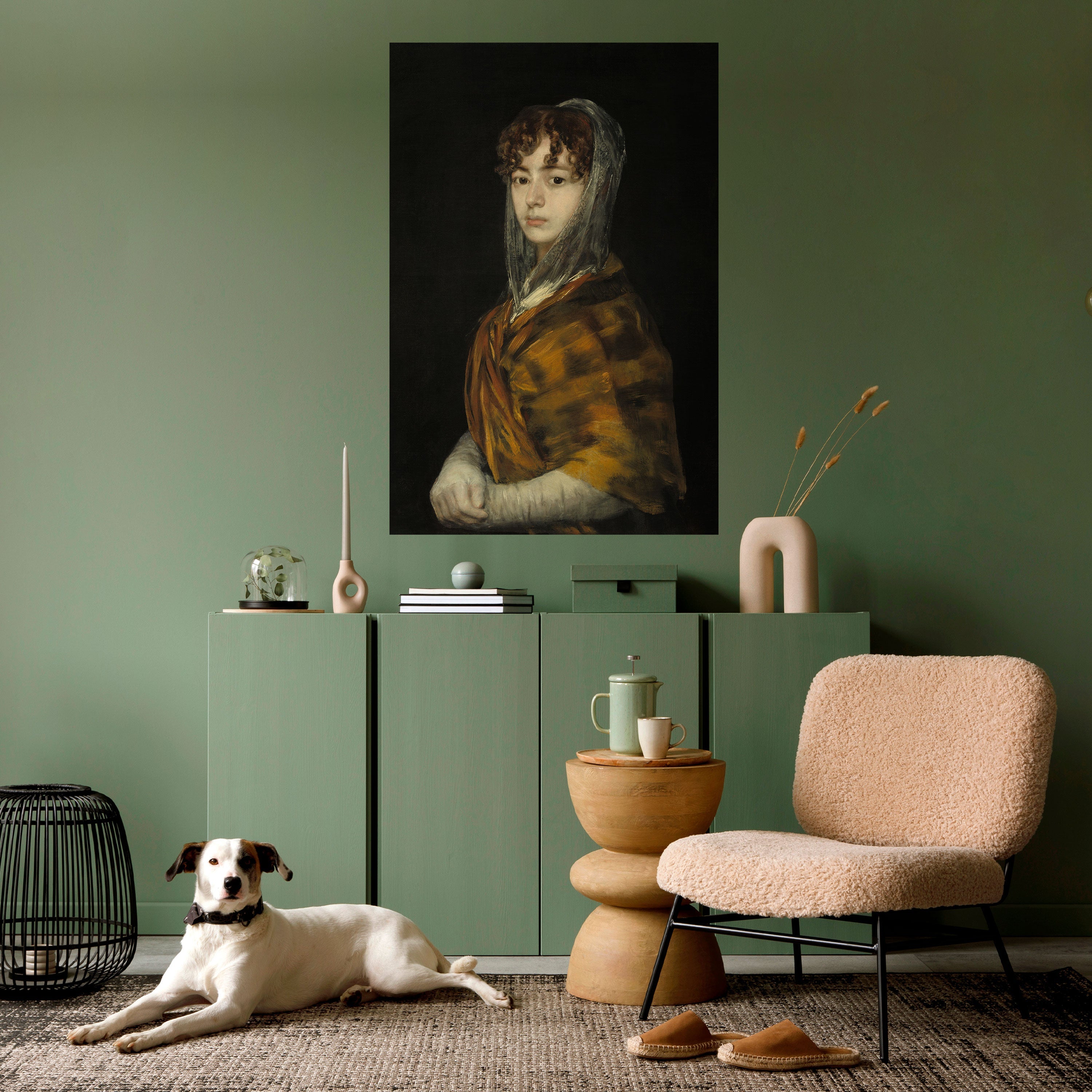 Affiche verticale autocollante « WHISPERS OF HISTORY »