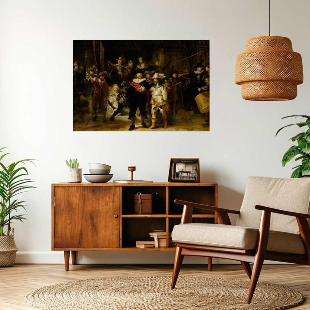 Affiche horizontale autocollante hommage à NIGHTWATCH