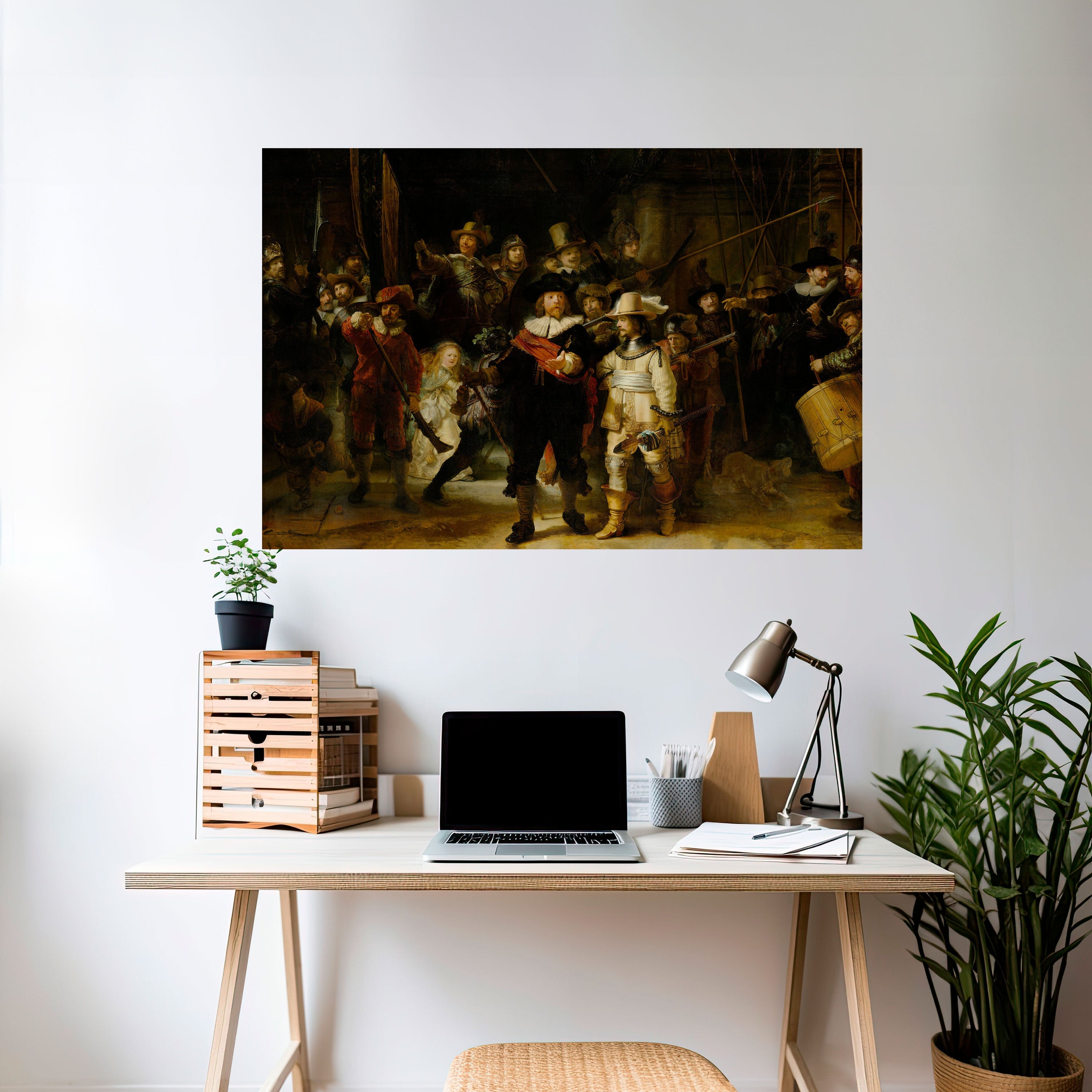 Affiche horizontale autocollante hommage à NIGHTWATCH