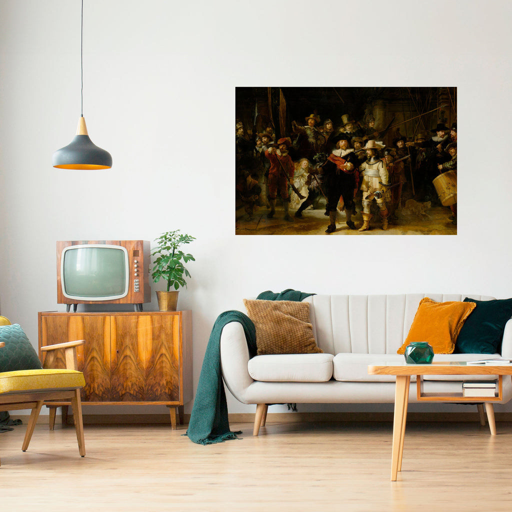 Affiche horizontale autocollante hommage à NIGHTWATCH