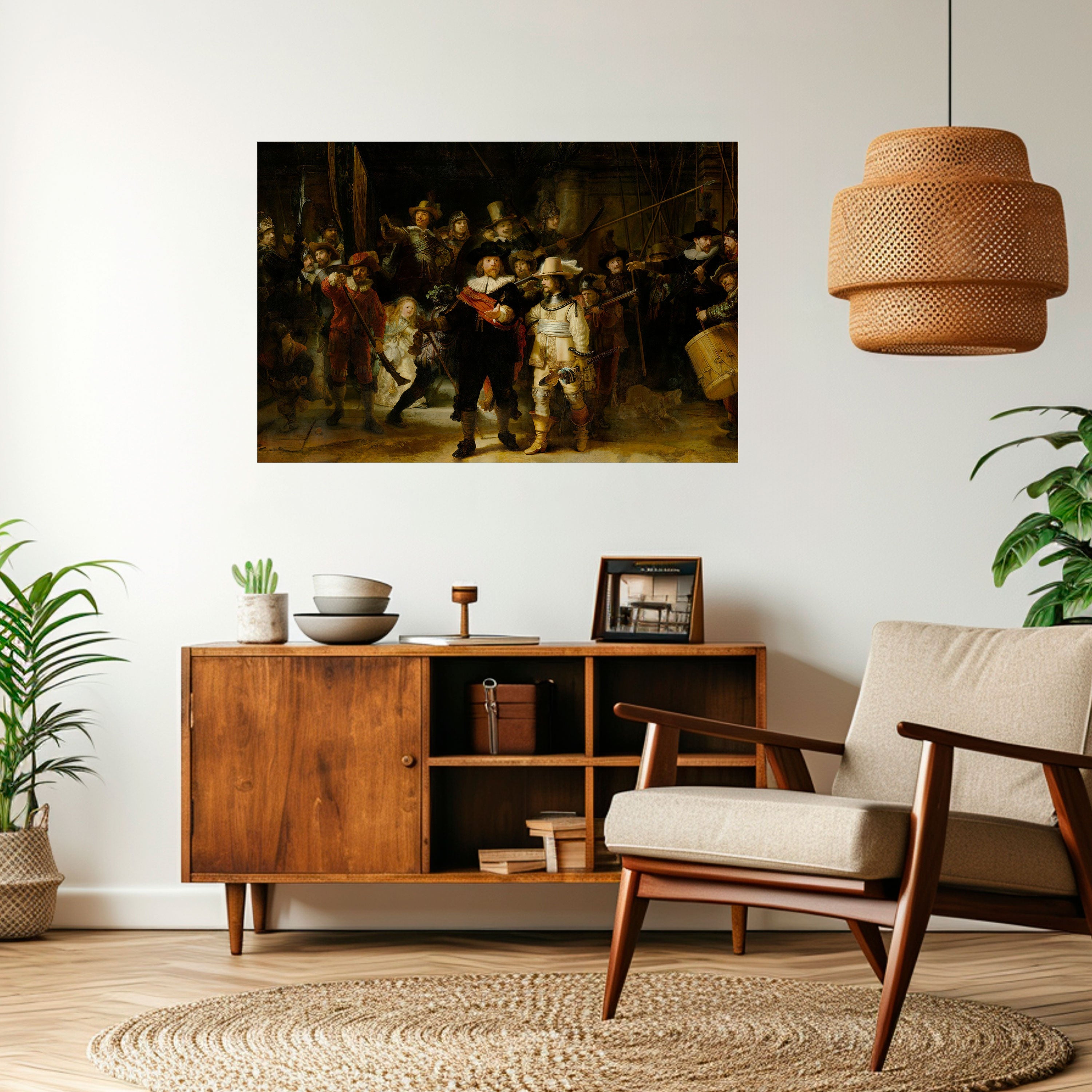 Affiche horizontale autocollante hommage à NIGHTWATCH