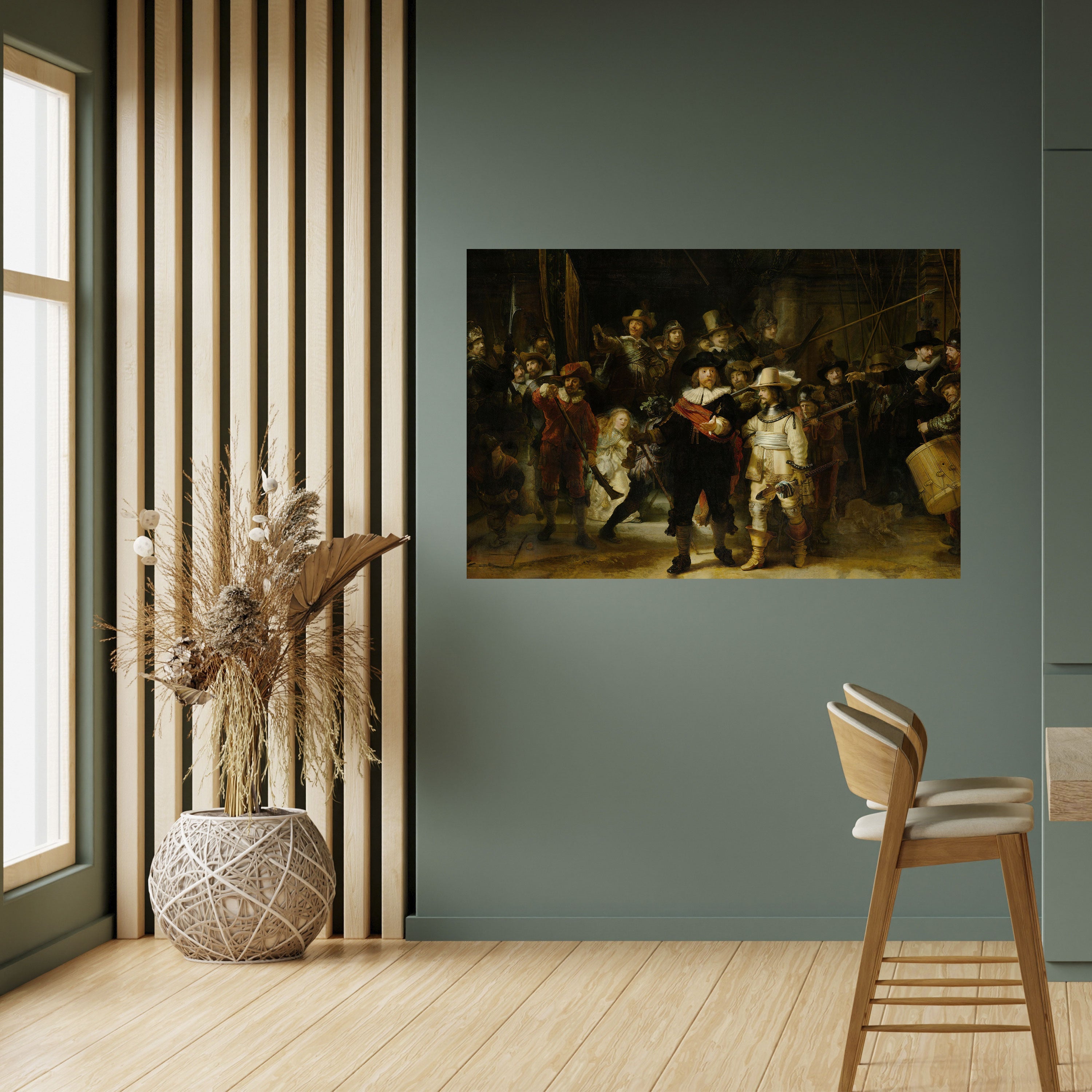 Affiche horizontale autocollante hommage à NIGHTWATCH