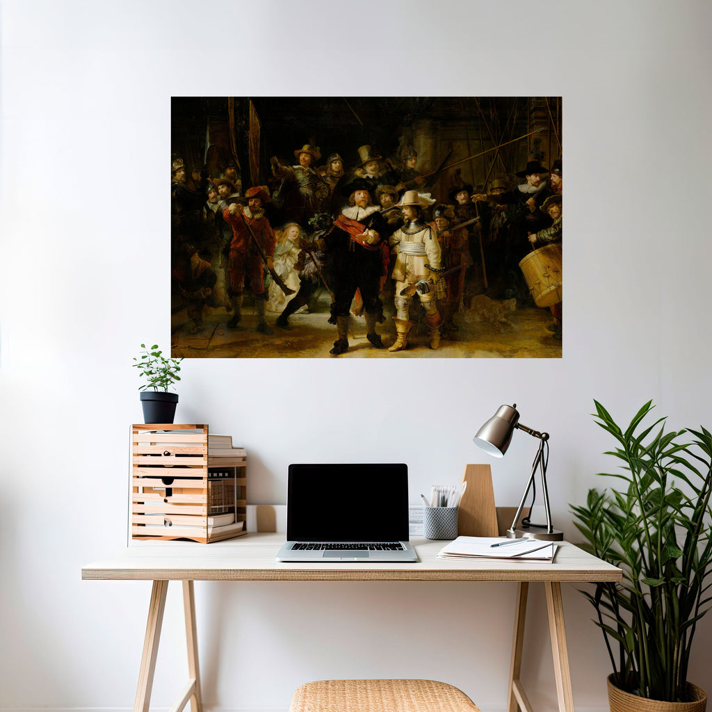 Affiche horizontale autocollante hommage à NIGHTWATCH