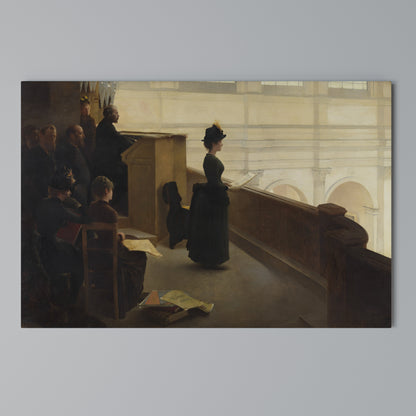 WHISPERS OF PASSION Horizontal Canvas Print