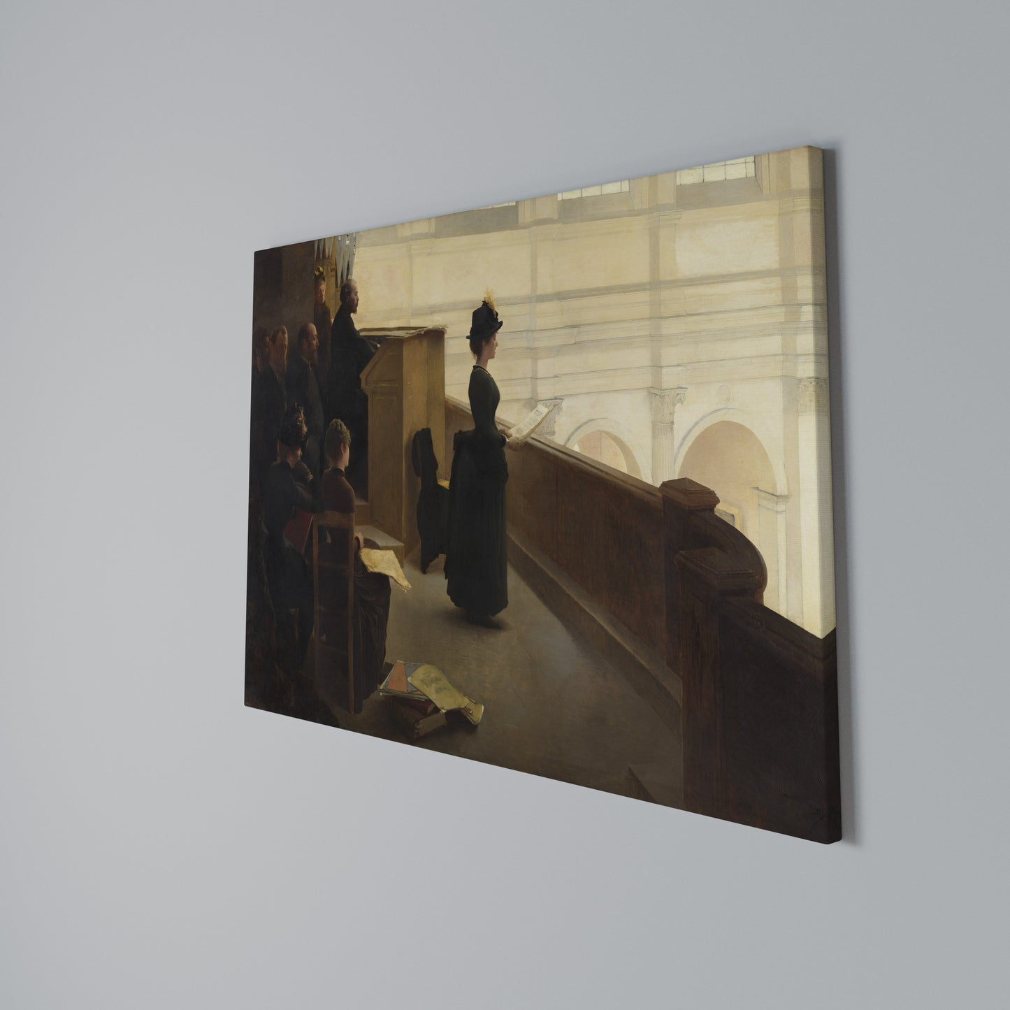 WHISPERS OF PASSION Horizontal Canvas Print