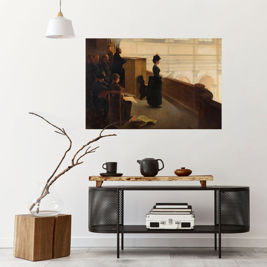 Affiche horizontale autocollante « WHISPERS OF PASSION »